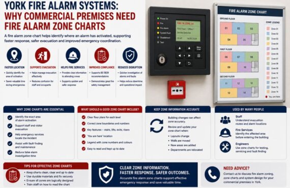 York Fire Alarm Systems: Why Commercial Premises Need Fire Alarm Zone Charts